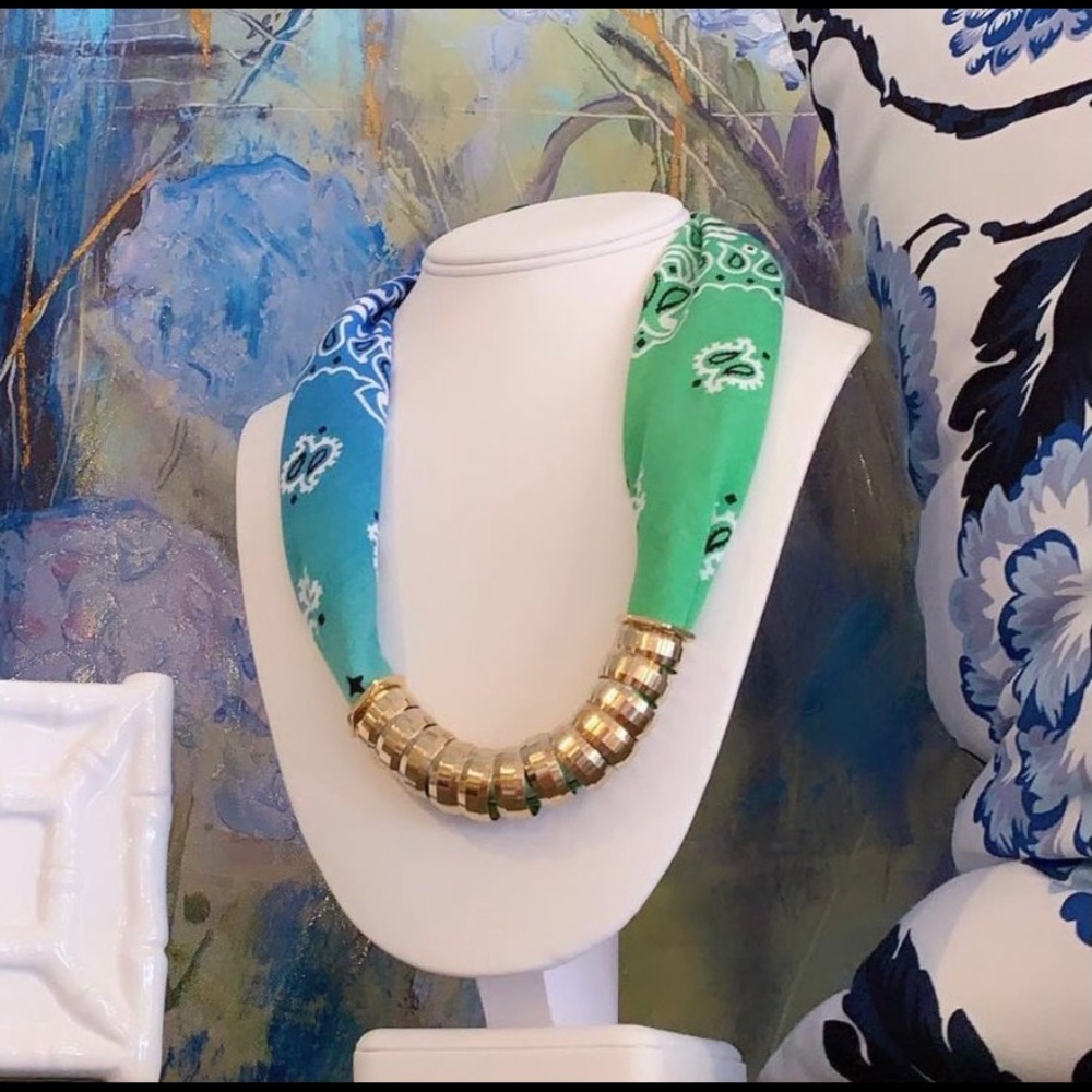 Holst + lee scarf necklace